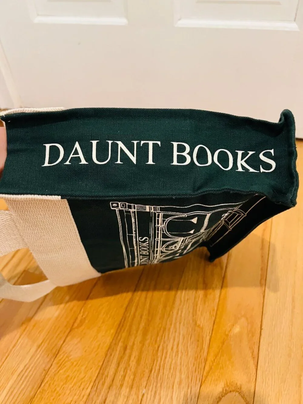 Daunt books London canvas tote bag